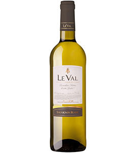 Вино Le Val Sauvignon Blanc белое сухое 0,75 л